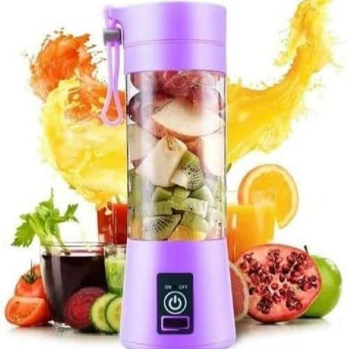 Juicer Portable Outdoor Juicing Cup Home Mini Cordless Crushed Ice Machine Usb Charging Fruit Vegetable Blender (random Color)