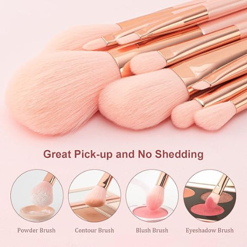 Sweet Beauty 07 Pcs Makeup Brush Set | Complete Brush Kit For Professional And Beginner (random Color)
